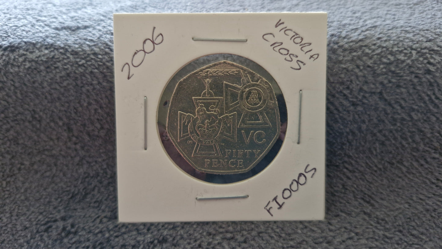 2006 Victoria Cross 50p Collectable Commemorative Coin