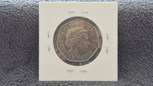 2005 Dictionary 50p Collectable Coin