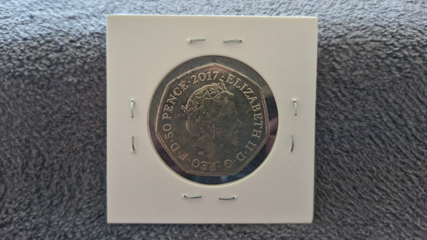 2017 Benjamin Bunny 50p Collectable Commemorative Coin