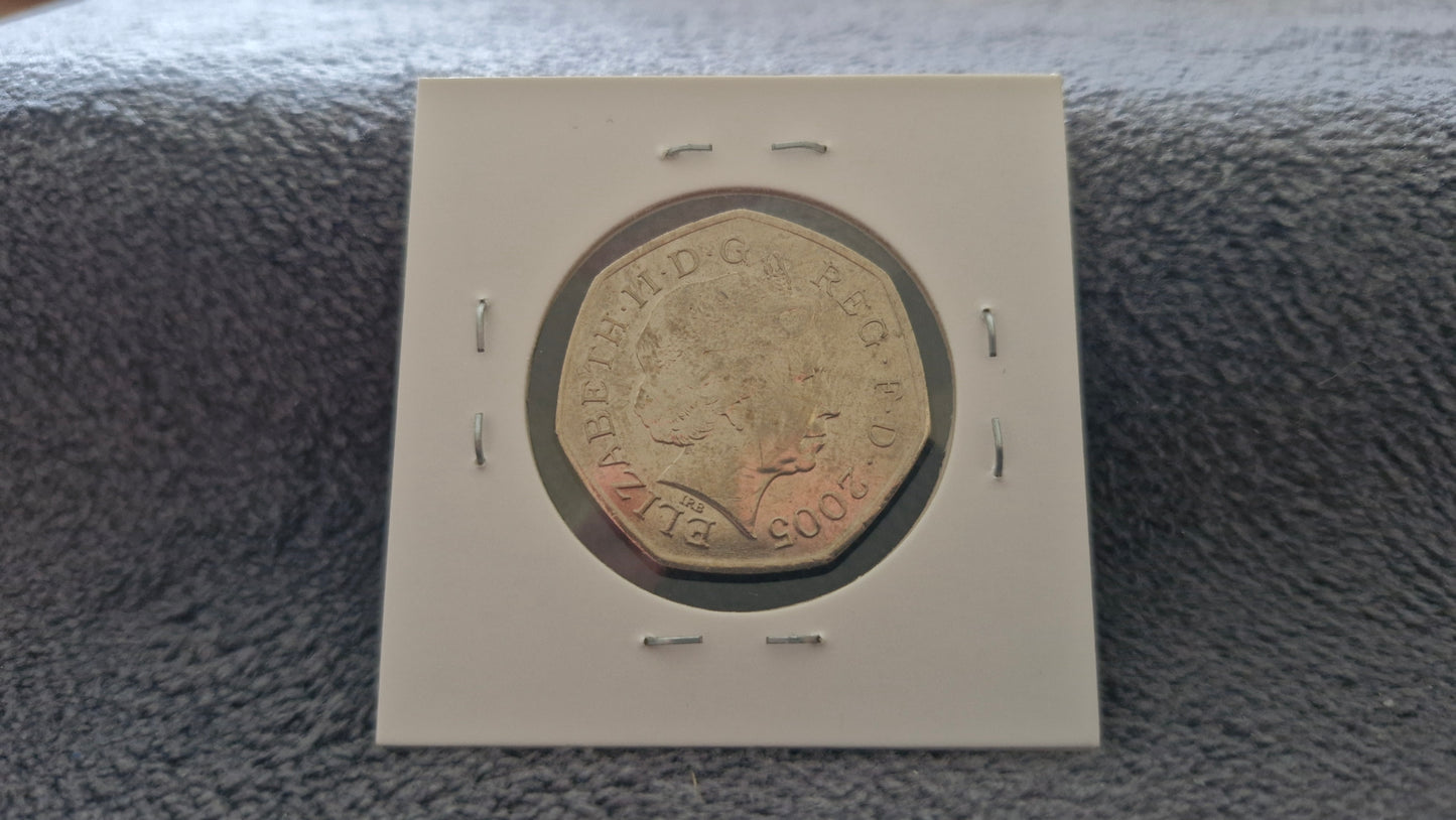 2005 Dictionary 50p Collectable Coin