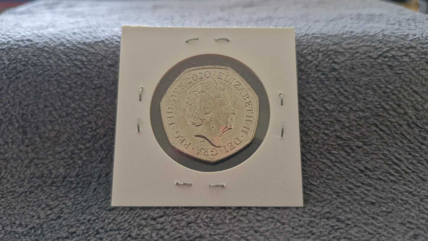 2020 AUC 50p Coin Sheild
